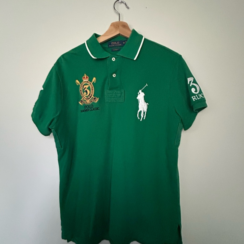 Polo by Ralph Lauren Green Men's Shirt